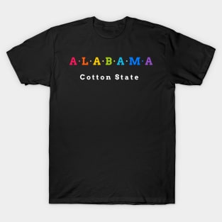 Alabama, USA. Cotton State. T-Shirt